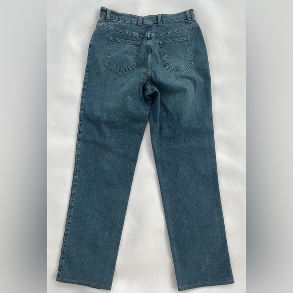 St. John by Marie Gray High Rise Straight Leg Jeans Size 10 EUC - Picture 5 of 8